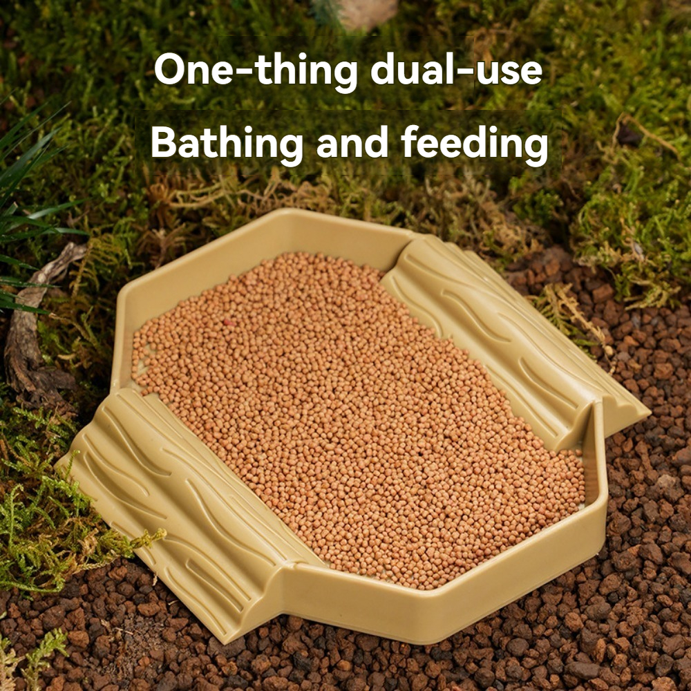 Yellow edge turtle bath basin  - Water Dish Reptile ulasan dan harga