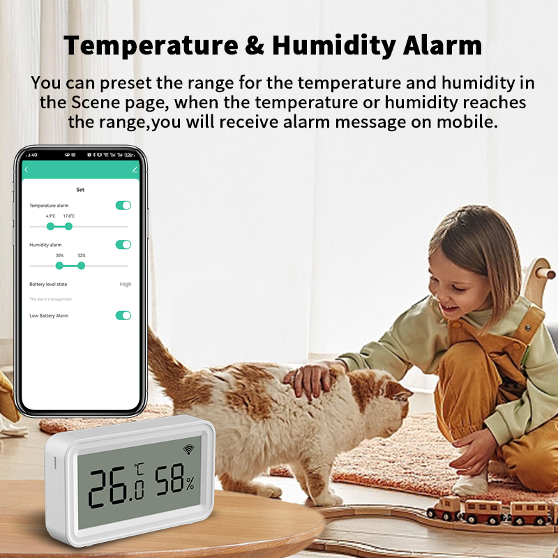 Tuya Zigbee WiFi Thermometer H - Digital Hygrometer Probe ulasan dan harga