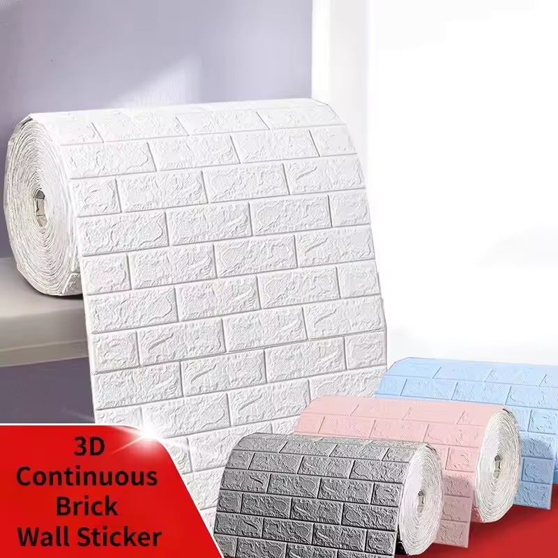 70cmX1M70cm*1/2/3/5/10M 3D Wal - Pvc Panel Background ulasan dan harga