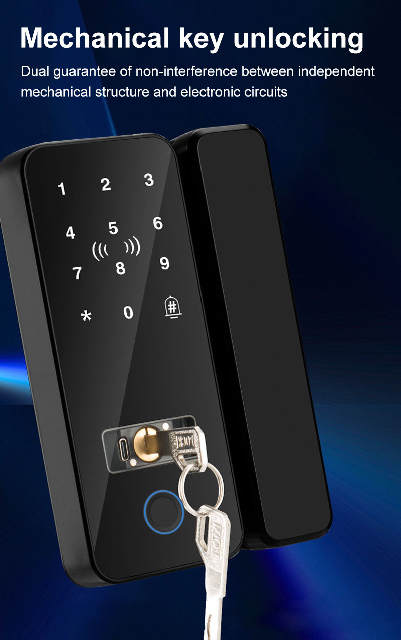 Bluetooth Electronic Glass LOC - Glass Door Hinge ulasan dan harga