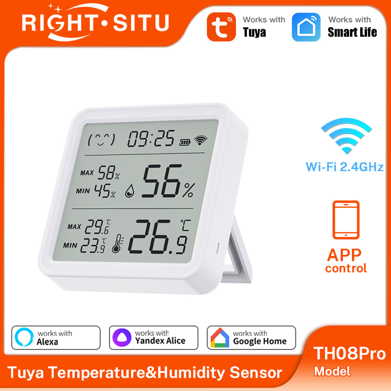 Tuya WiFi Thermometer hygromet - Digital Hygrometer Probe ulasan dan harga