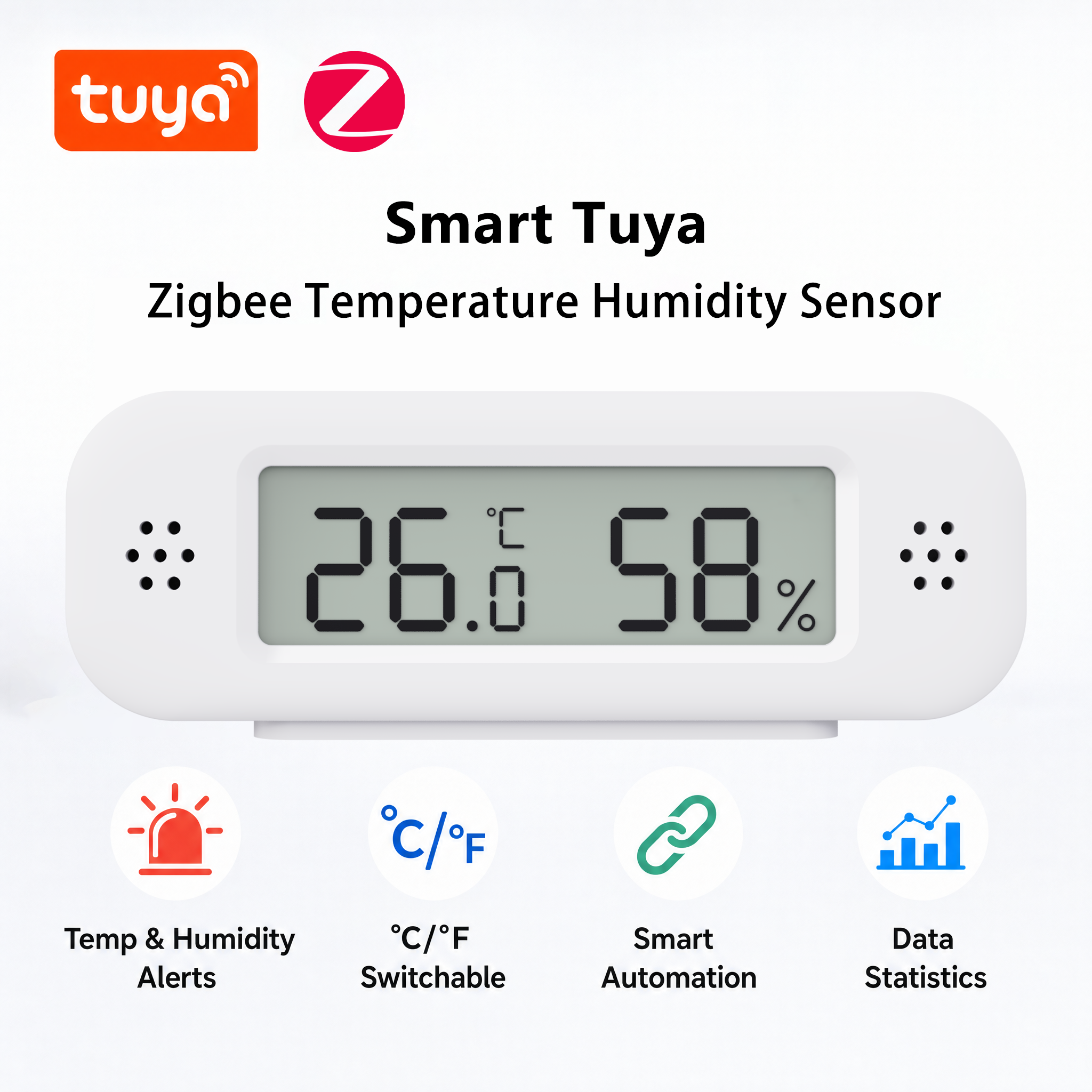 Tuya Zigbee 3.0 Mini Temperatu - Digital Hygrometer Probe ulasan dan harga