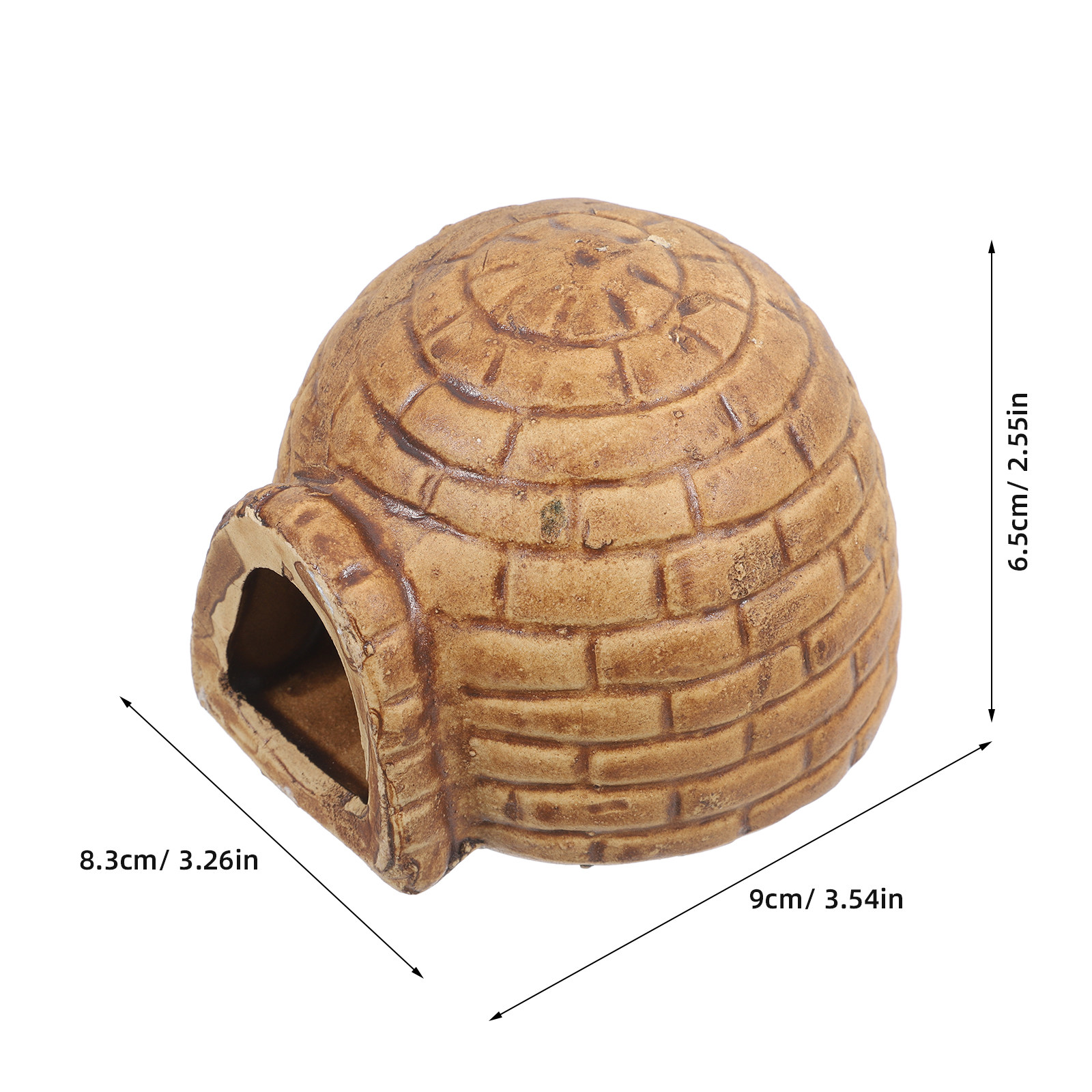 Pleco Caves Aquarium Fish Tank - Hide Cave Ceramic ulasan dan harga