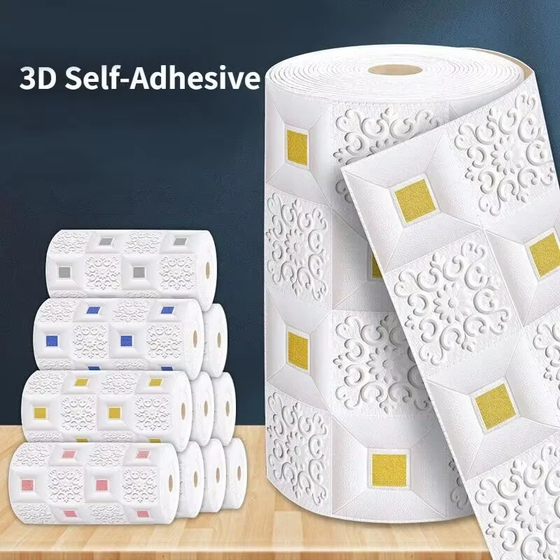 3D wallpaper room decoration w - Pvc Panel Background ulasan dan harga