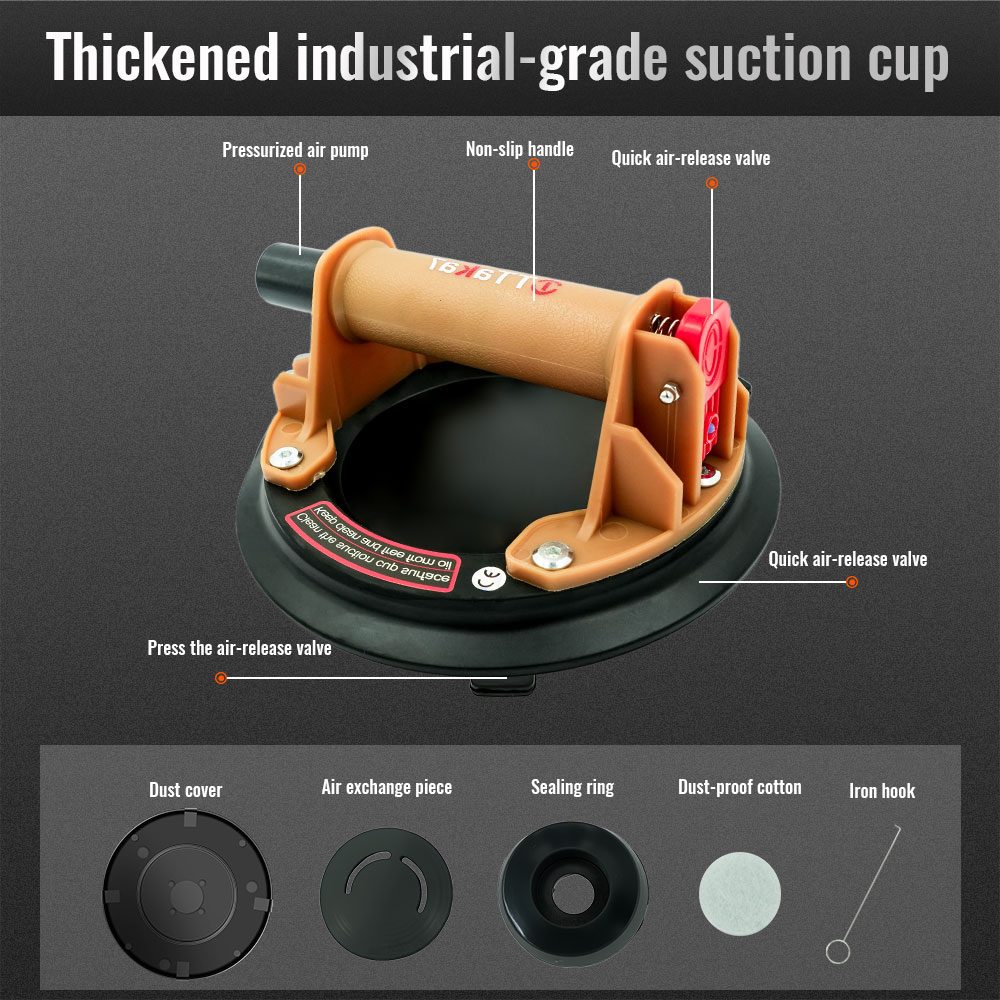 8 Inch Silicone Vacuum Suction - Ceramic Tile Floor ulasan dan harga