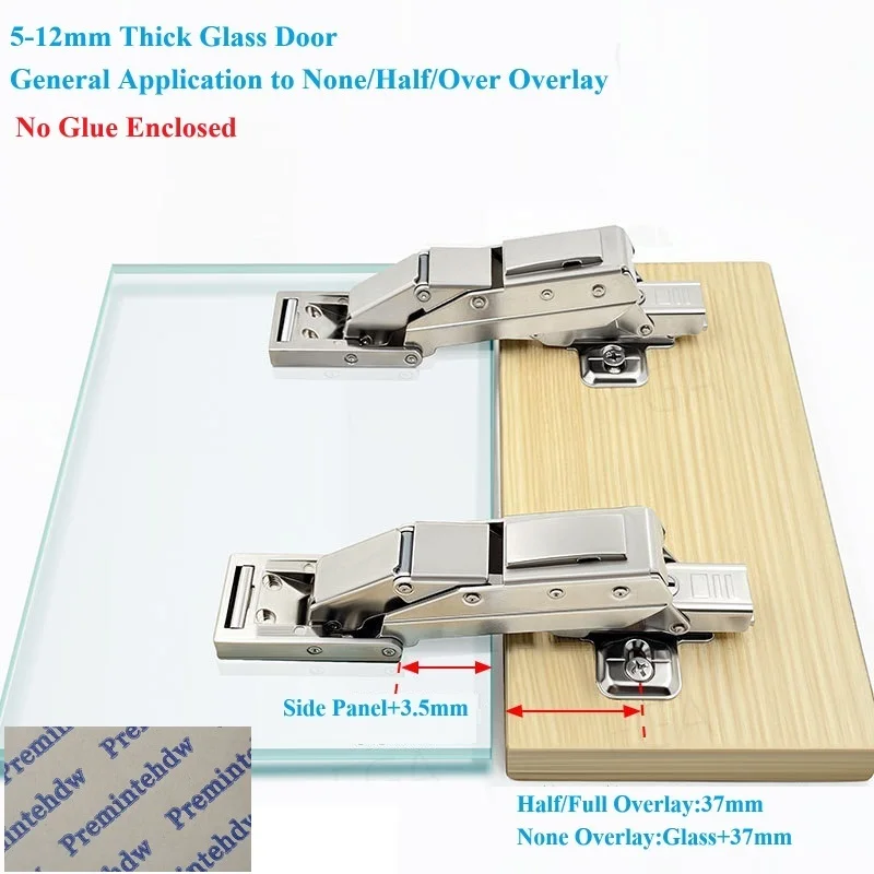 2Pcs Hydraulic Medicine Cabine - Glass Door Hinge ulasan dan harga